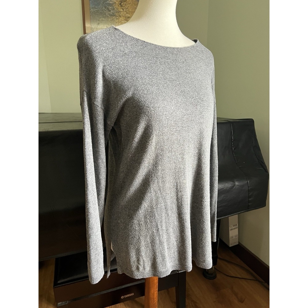 Grey Women's XS INC International Concepts Long Sleeve Top‎